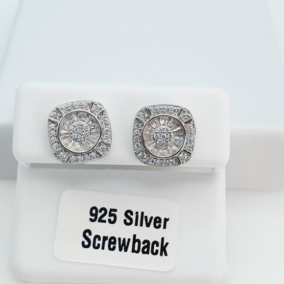 925 Sterling Silver Cubic Zirconia Earrings, U19254796 - Picture 8 of 10